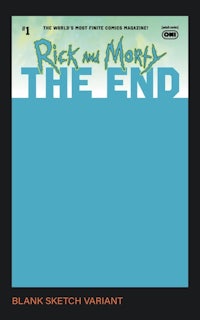 the cover of rick and morty the end